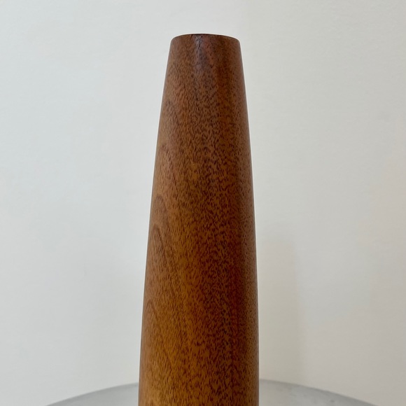 Set of three wooden candle holders - Picture 3 of 6